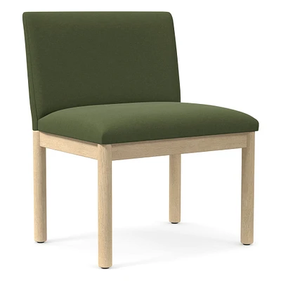 Open Box: Hargrove Banquette Armless Single Performance Velvet Tarragon Dune