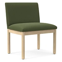 Open Box: Hargrove Banquette Armless Single Performance Velvet Tarragon Dune