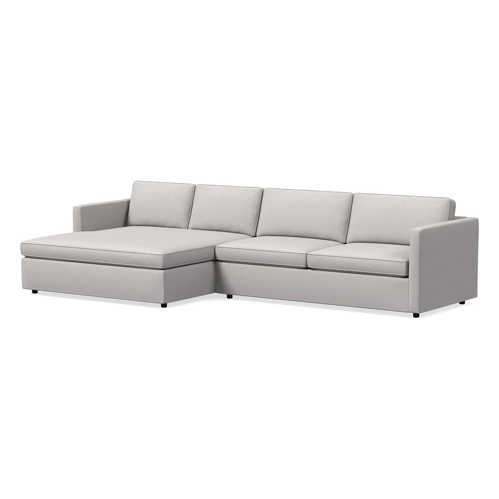 Harris Double Wide Chaise Sectional | Sofa With West Elm