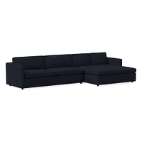 Harris Double Wide Chaise Sectional | Sofa With West Elm