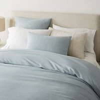 Open Box: European Linen Duvet, King, Midnight