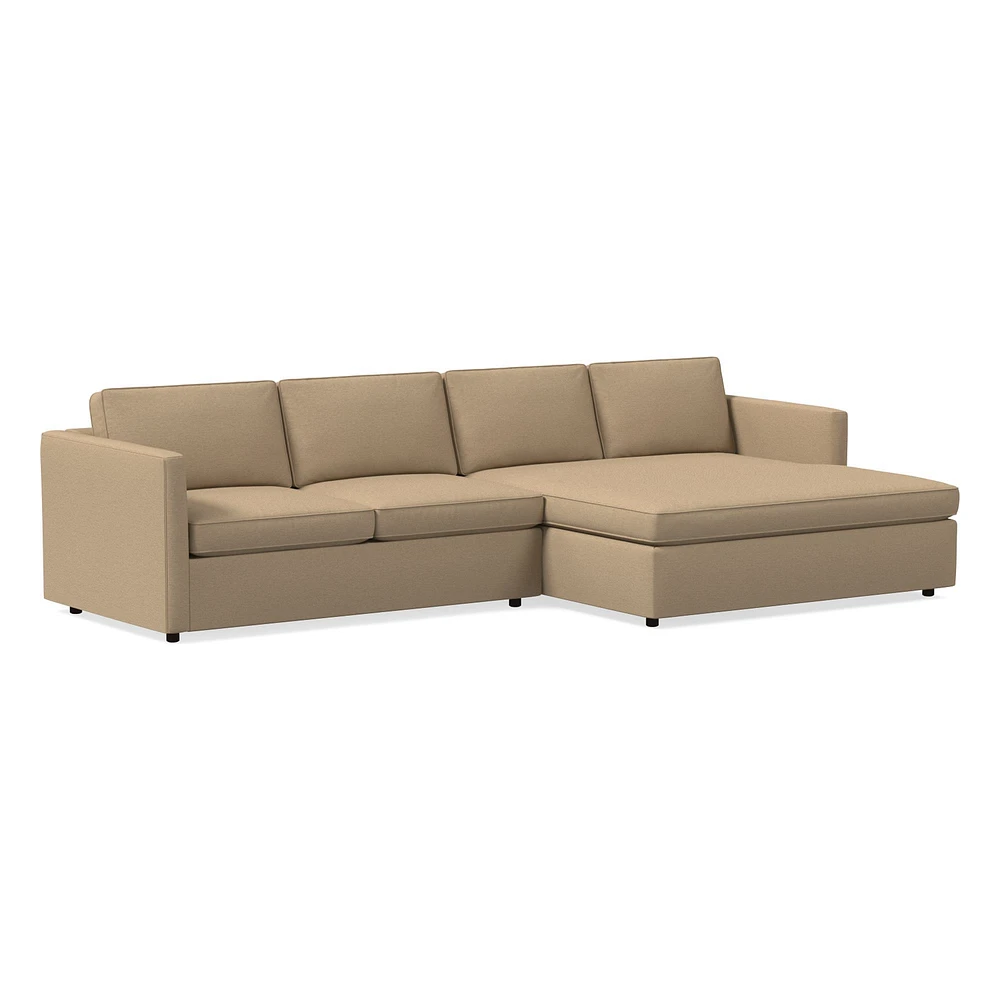 Harris Double Wide Chaise Sectional | Sofa With West Elm