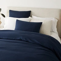 Open Box: European Linen Duvet, King, Midnight