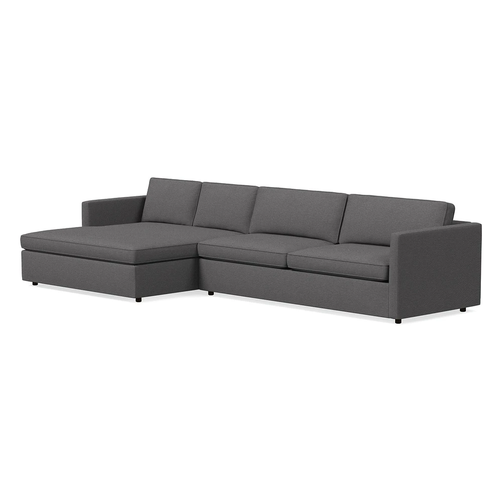 Harris Double Wide Chaise Sectional | Sofa With West Elm