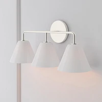 Sculptural -Light Sconce, Cone Mini, Clear, Chrome