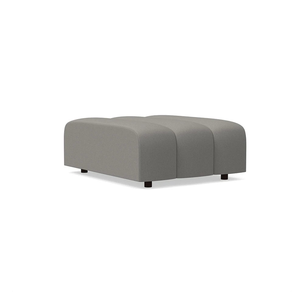 Avalon Channeled Ottoman | West Elm