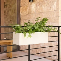 Streamline Metal Railing Planter | West Elm