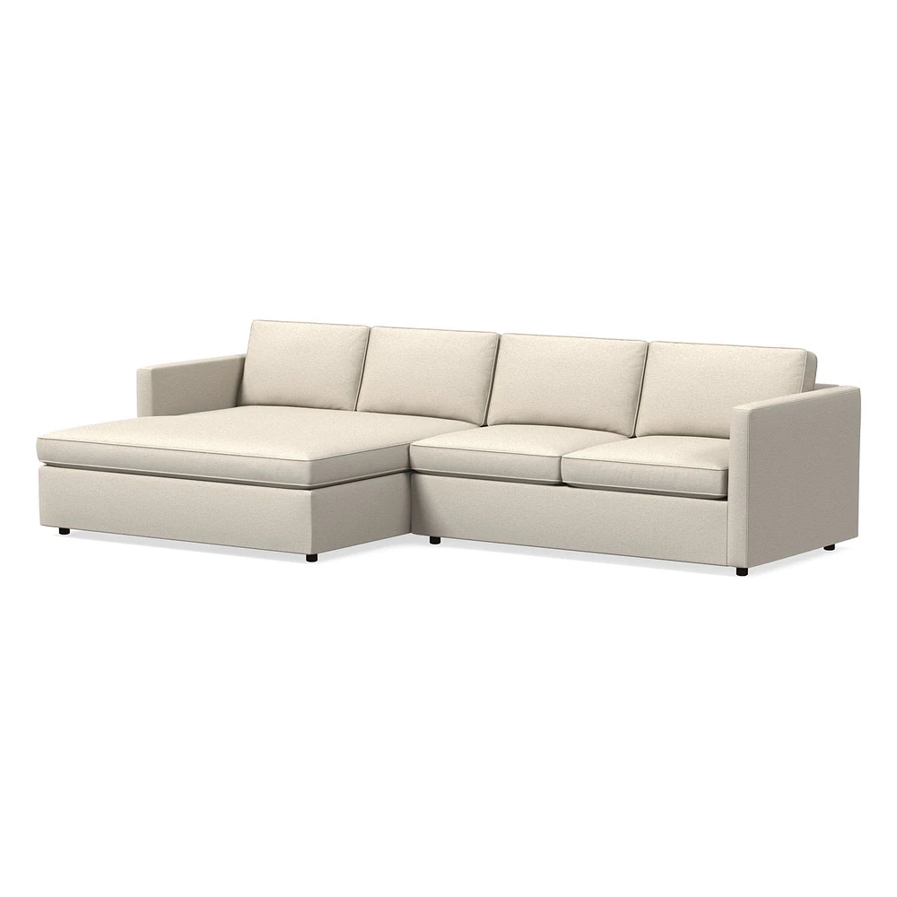 Harris Double Wide Chaise Sectional | Sofa With West Elm