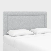 Upholstered Bordered Headboard | West Elm