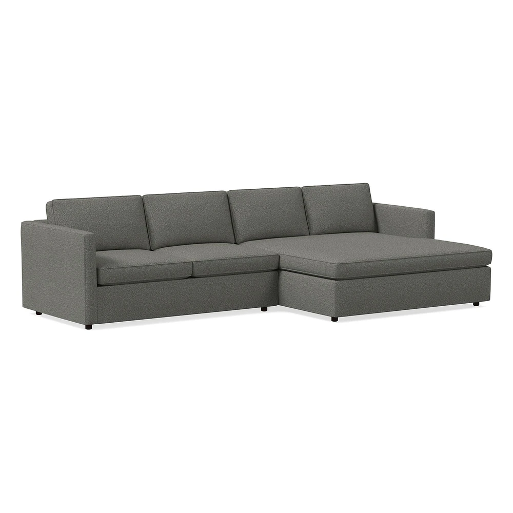 Harris Double Wide Chaise Sectional | Sofa With West Elm