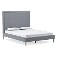 Emmett Nontufted Bed - Wood Legs | West Elm