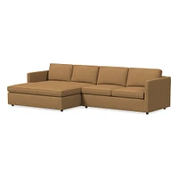 Harris Double Wide Chaise Sectional | Sofa With West Elm