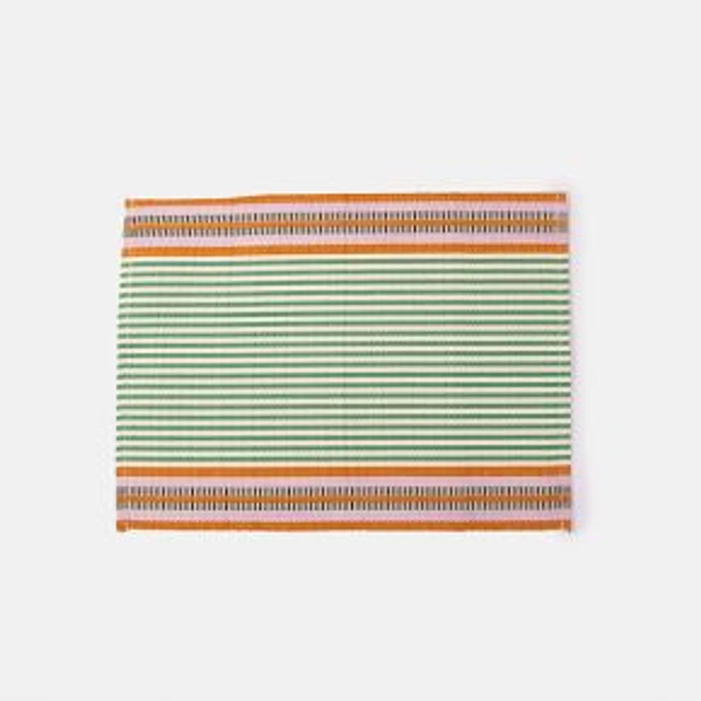 Maua Handwoven Placemats, Green, Set Of 4