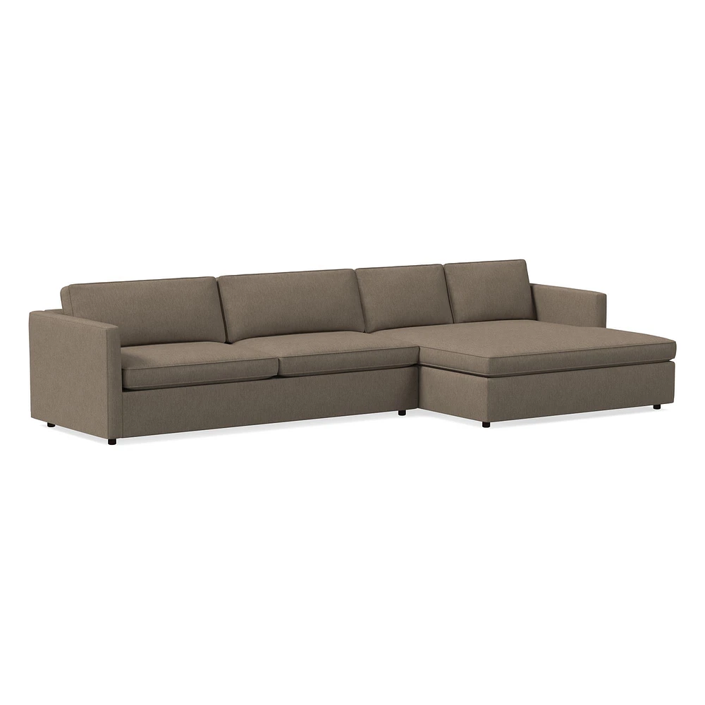 Harris Double Wide Chaise Sectional | Sofa With West Elm