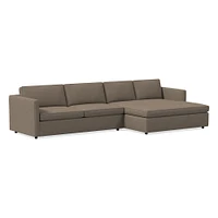 Harris Double Wide Chaise Sectional | Sofa With West Elm