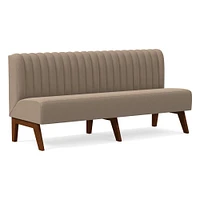 Novak Banquette - Vertical Channel Tufting | West Elm