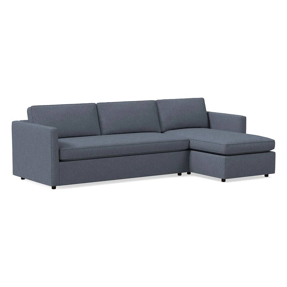 Harris 2 Piece Pop Up Sleeper Sectional With Storage | West Elm