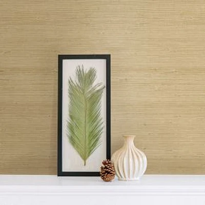 Kostya Cream Grasscloth Wallpaper