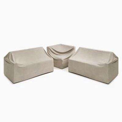 Portside Collection L-Shaped 3-Piece Sectional Protective Cover