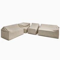 Portside Collection Set L-Shaped 4-Piece Sectional Protective Cover