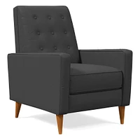 Rhys Mid-Century Leather Recliner | West Elm