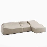 Urban Outdoor Collection Left Arm Sofa + Armless Single Right Chaise Protective Cover