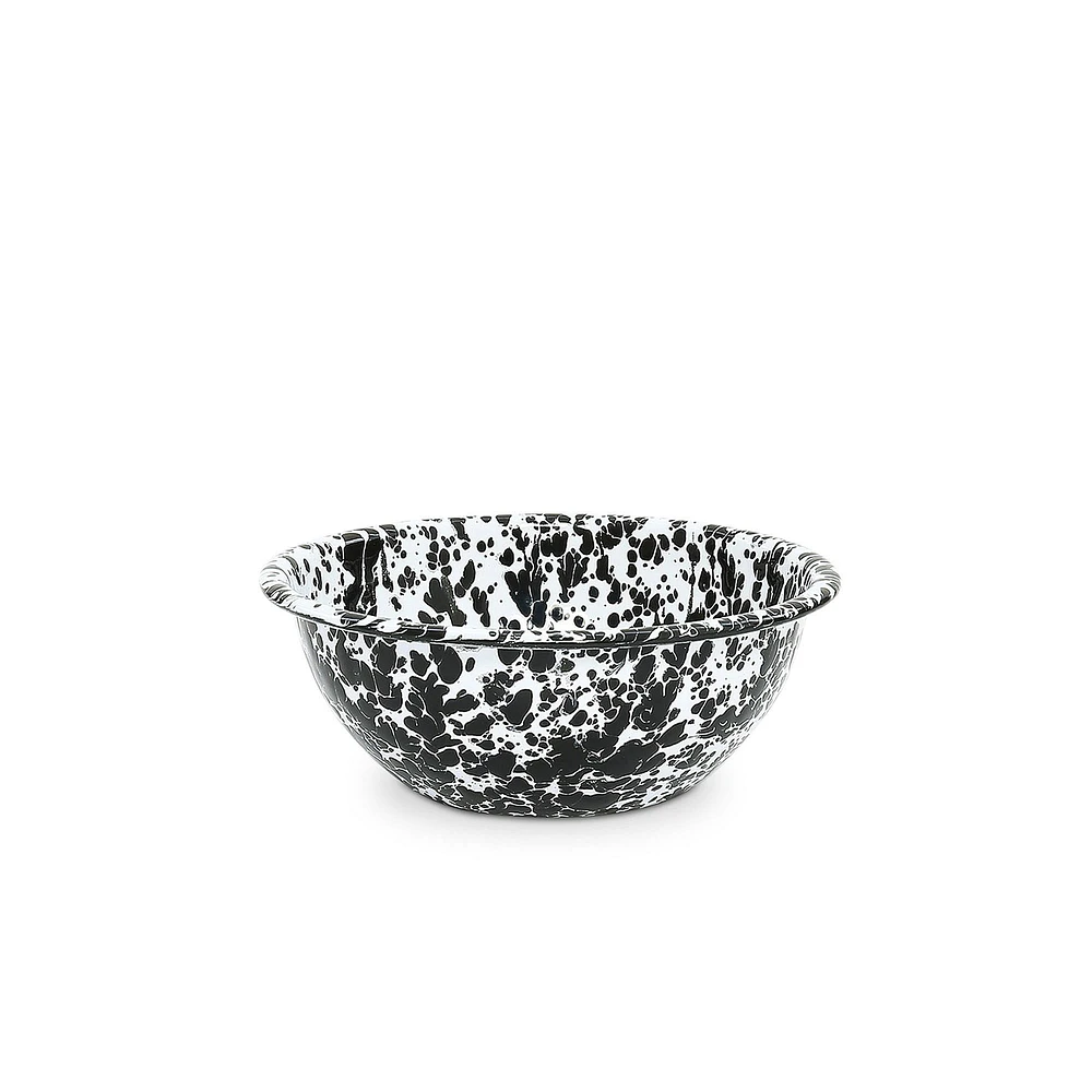 Crow Canyon Marble Splatter Enamel Cereal Bowls (Set of 4) | West Elm