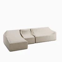 Urban Outdoor Collection Left Arm Sofa + Armless Single Right Chaise Protective Cover