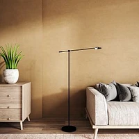 Kuzco Rotaire Floor Lamp Black 54"