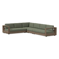 Telluride Outdoor 4-Piece L-Shaped Sectional Cushion Covers | West Elm