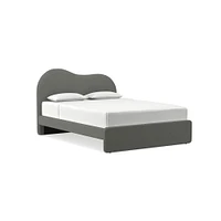 Alba Asymmetric Upholstered Bed | West Elm