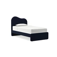 Alba Asymmetric Upholstered Bed | West Elm