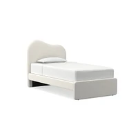 Alba Asymmetric Upholstered Bed | West Elm