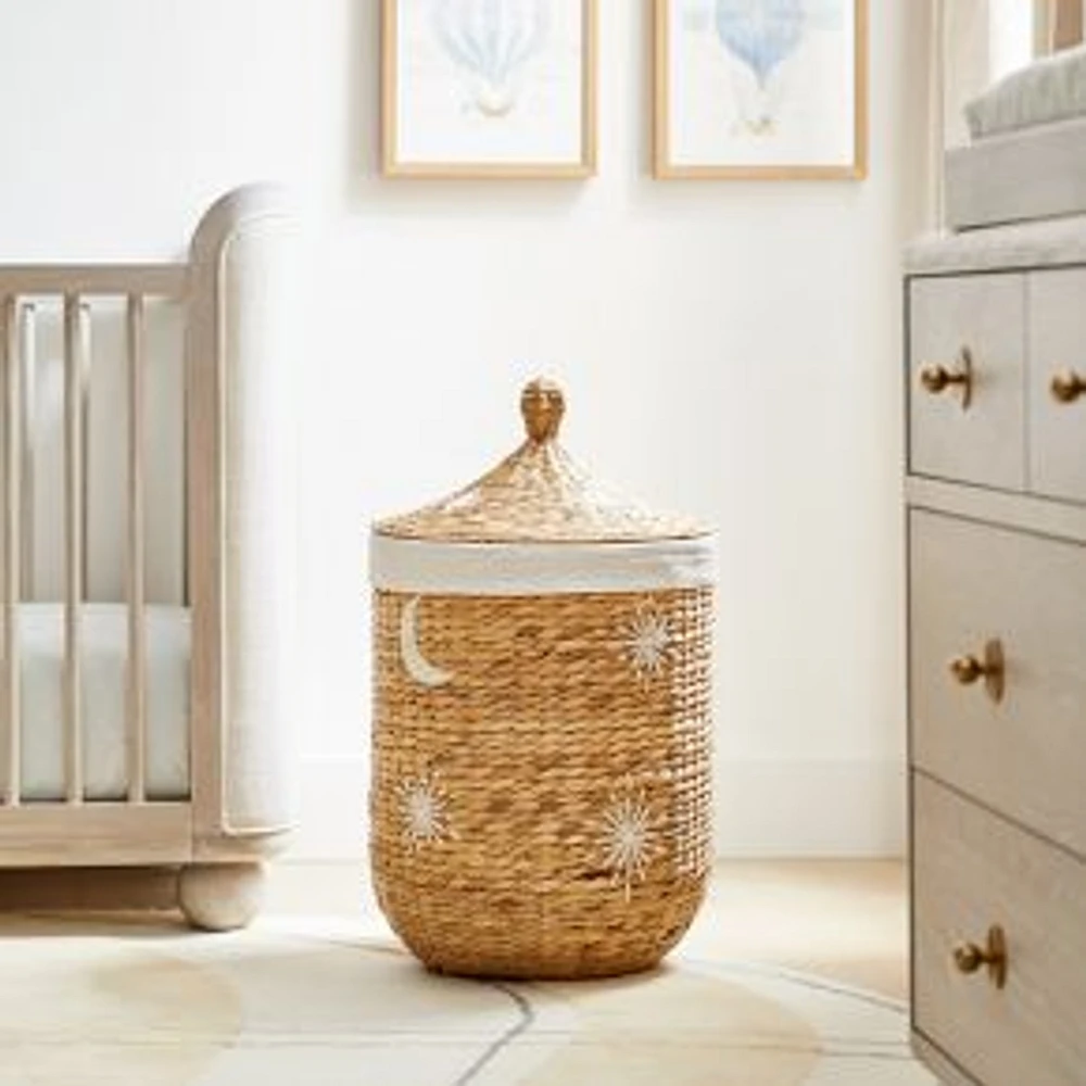 Joseph Altuzarra Woven Embroidered Basket, Hamper