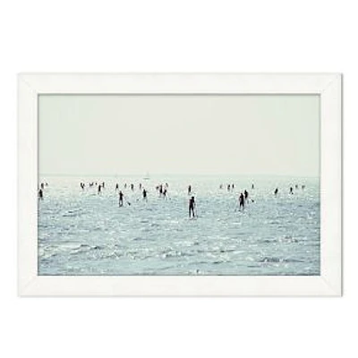 Paddle Board Fleet Large Framed Art by Wallshoppe