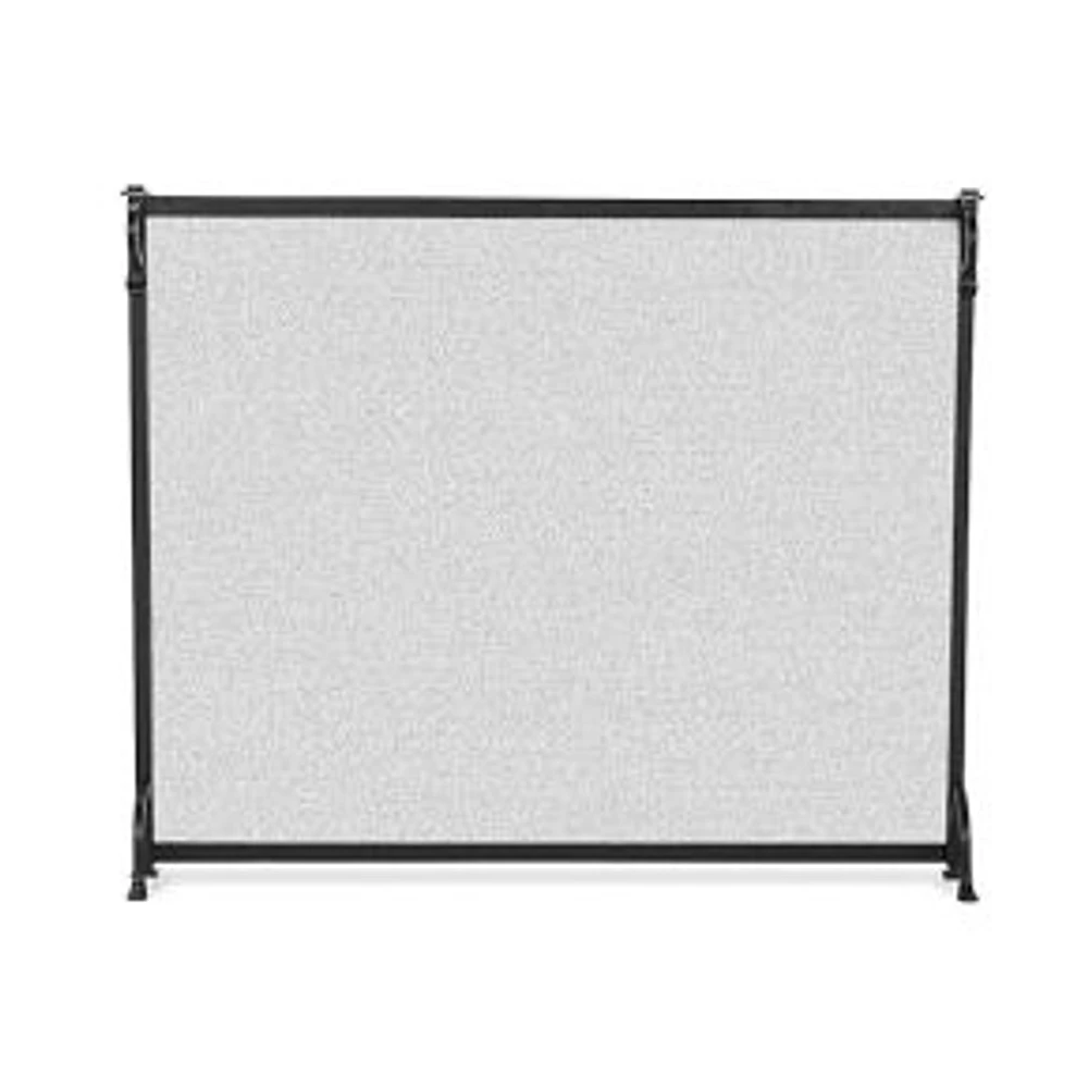 Craftsman Fireplace Screen, Black, 39x31