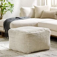 Tunisia Pouf, Cream