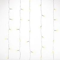 Regular Led Firecracker Curtain Light Warm White 18" Led Plug-In 6 Drops