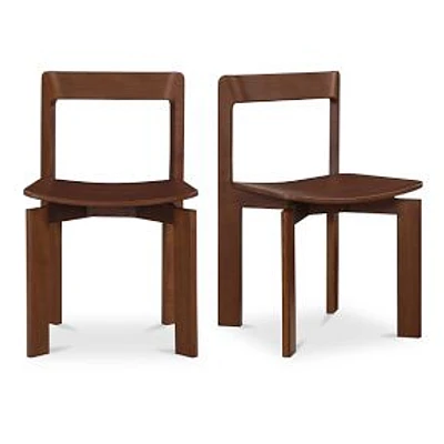 Wellington Dining Chair, Walnut Stained Ash, Set of 2