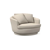 Viv Grand Swivel Chair | West Elm