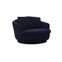 Viv Grand Swivel Chair | West Elm