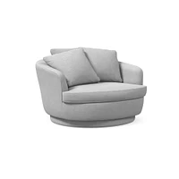 Viv Grand Swivel Chair | West Elm