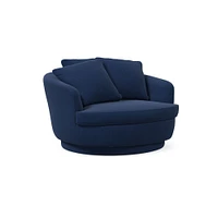 Viv Grand Swivel Chair | West Elm