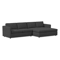 Harris Double Wide Chaise Sectional | Sofa With West Elm