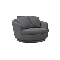 Viv Grand Swivel Chair | West Elm