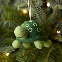 Felt Animal Ornament, Turtle