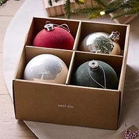 Festive Glass Ball Ornament