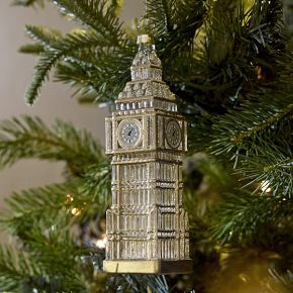 Glass Big Ben Ornament