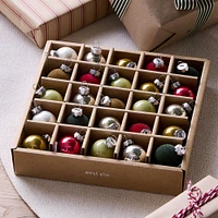 Festive Glass Ball Ornaments (Set of 25) | West Elm