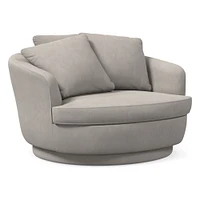 Viv Grand Swivel Chair | West Elm